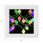 Xmas Tangle Black Rectangle Tabletop Set