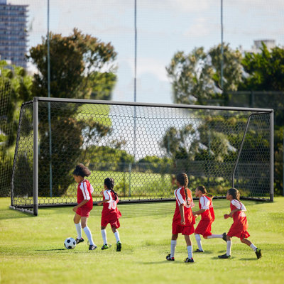 Soccer Goals, 66Mm Aluminum Heavy-Duty Soccer Goal, Professional Training Soccer Goal For Clubs