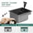 RV Kitchen Sink, 16 x 21 x 7 Inch Undermount Bar Sink with Foldable Faucet Cutting Board-104739630