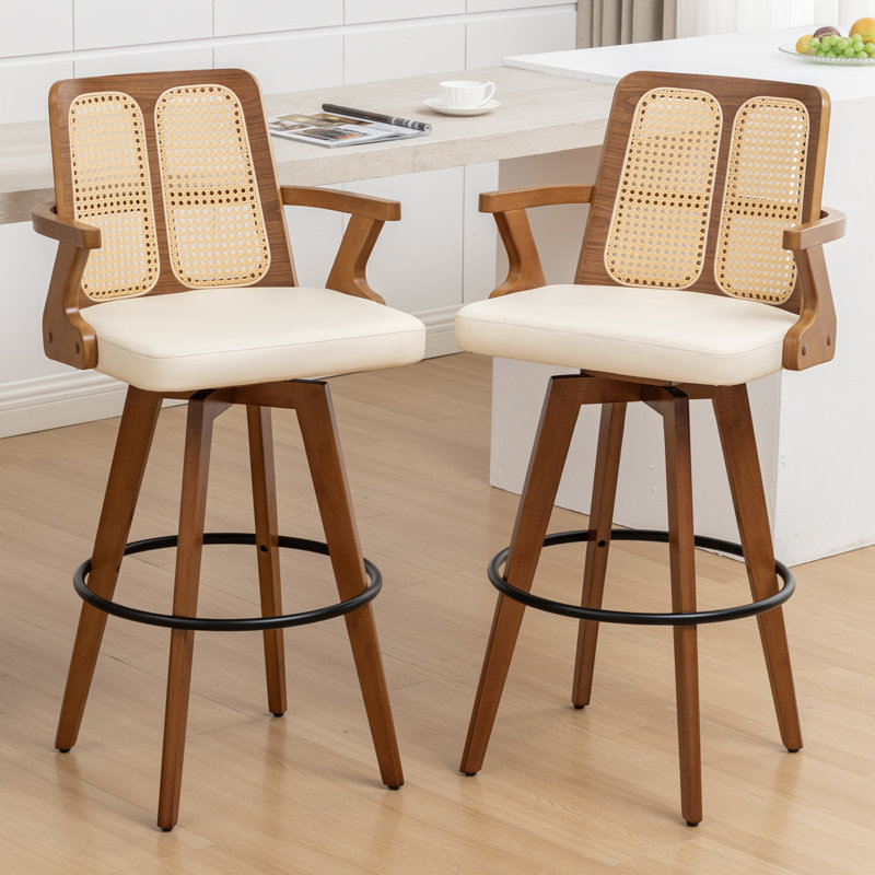 Tabouret de bar et tabouret de bar Modern, Beige, Tabouret de bar (siège d'une hauteur de 30 po)