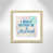 Champagne Flat Framed