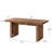 63-Inch Solid Wood Rectangular Dining Table