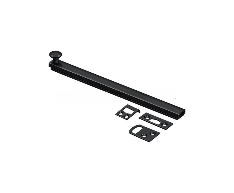Boulon de surface 8 "Deltana 8SBCS19, vis dissimulée, HD en peinture noire, Peinture noire