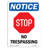 No Trespassing Sign