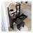 17" Round LED Mirror Vanity Table + Soft Cushion Stool Set, Large Mirror, Touch Switch, 3 Colors, Adjustable Brightness, Large Desktop, Multi-Layer High Capacity Storage, Suitable For Small Space-510736836