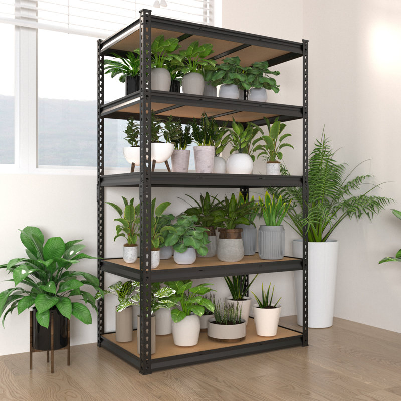 Tablettes de rangement - Étagères grillagées, réglables et résistantes aux égratignures, idéales pour le rangement dans les garages / les garde-manger / les hypermachés