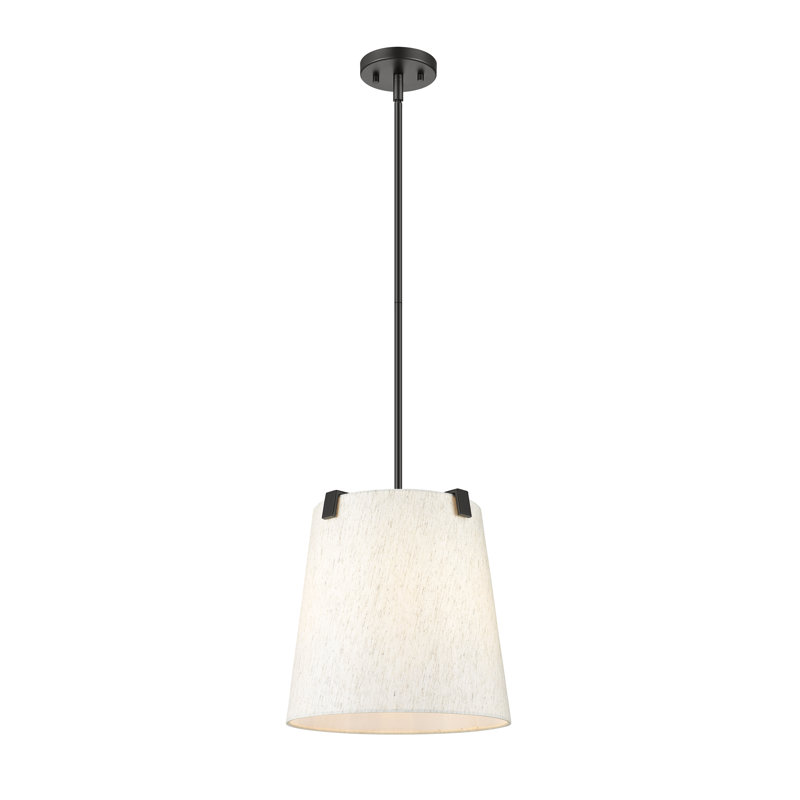 Luminaire suspendu 3 lumières Kohlman en noir mat, Noir mat