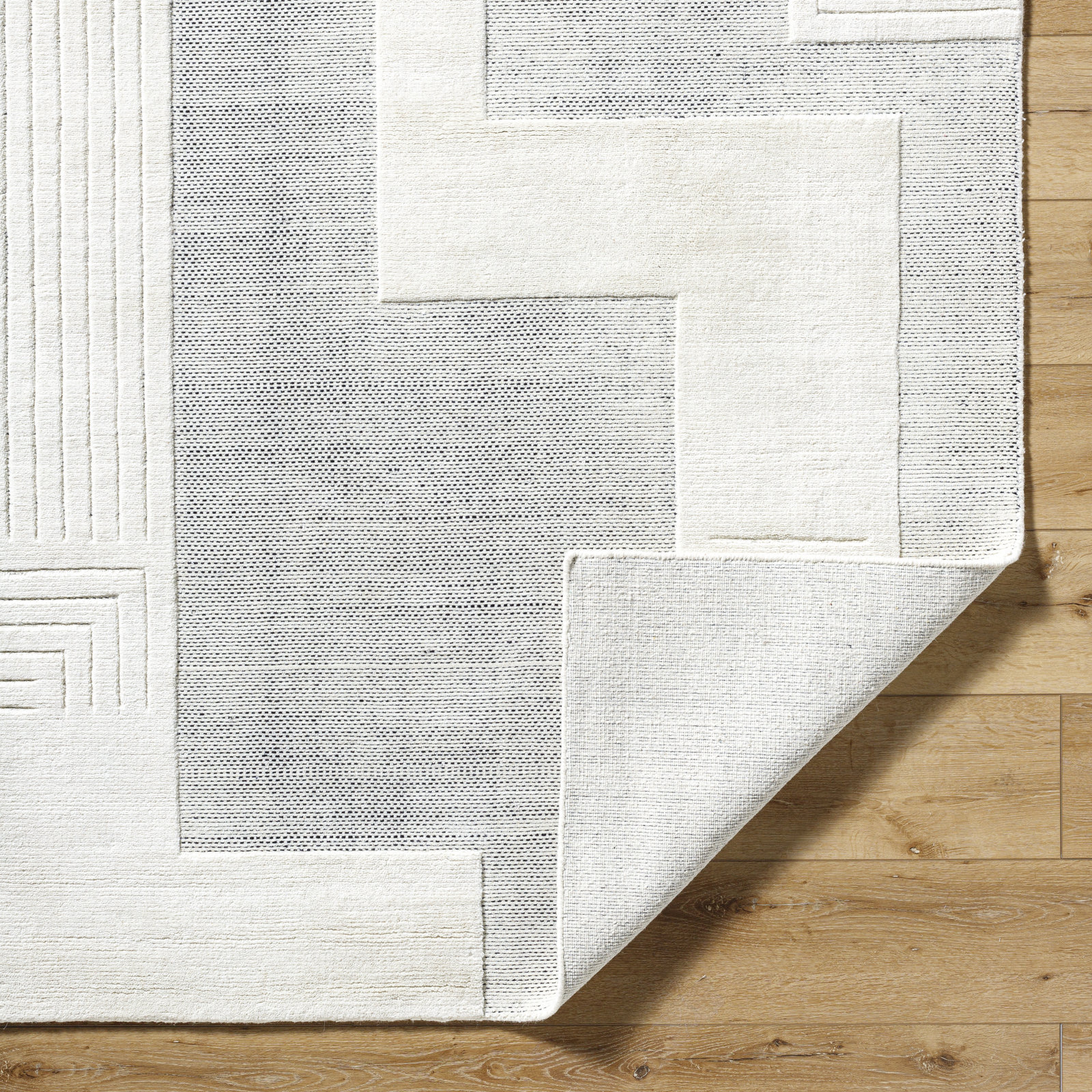 Ronaldo Hand Loomed Wool Rug, Rectangle 9' x 12'