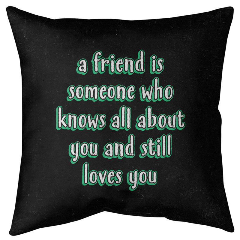Coussin de sol Love & Friendship, H 36 po x l 36 po, Vert