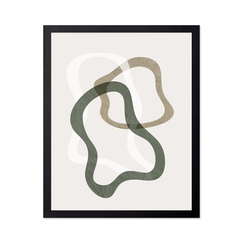 Cercles abstraits, Unframed, Poster, 12"H x 16"W