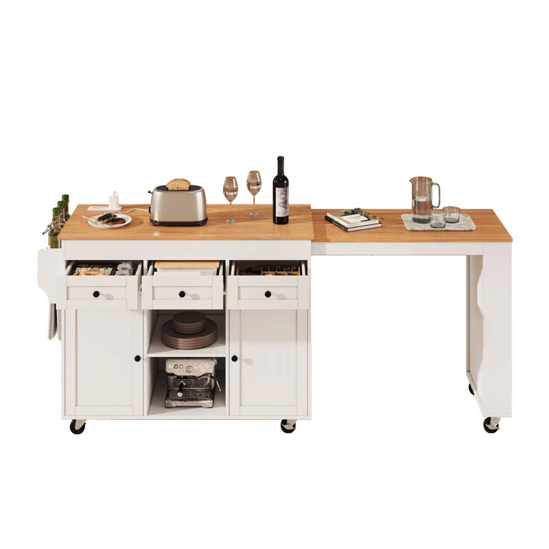 Îlot de cuisine, White