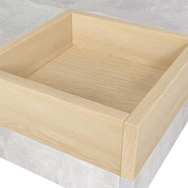 Albanie Pedestal Coffee Table with Storage