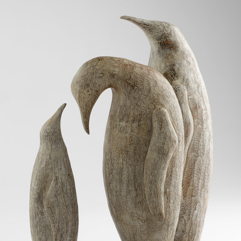 Penguin 3.75" Width Handmade Animals Figurines & Sculptures