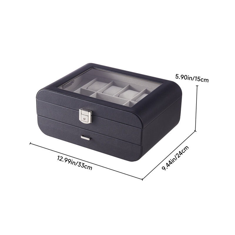Minimalist Jewelry Box, Black