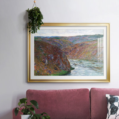 Monet, impression sur papier encadrée