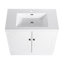 Lavabo de salle de bain sur pied 36 po en résine et 2 portes d'armoire à fermeture en douceur-1472675305