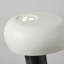 Lampe de table DEL moderne Aldrin Kingpin de 10 po avec base en marbre et variateur.