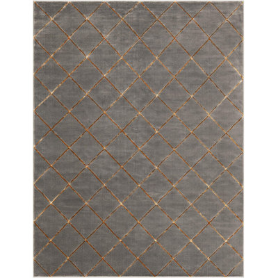 Contemporary Etowah Gray and Gold Color