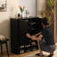 Armoire d'entrée pour chaussures en bois massif-100780453
