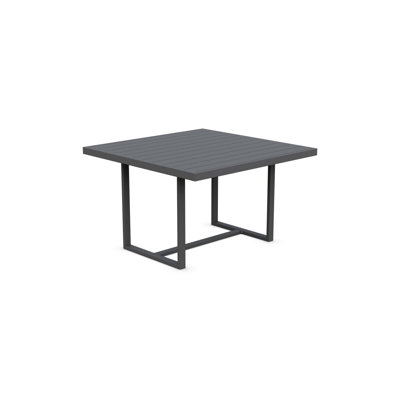 Pavia 48" Power Coated Aluminum Dining Table