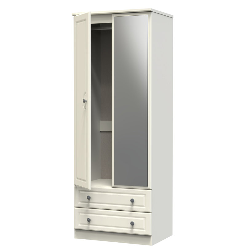 Adala Manufactured Wood Wardrobe, Cream Ash