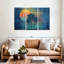 Groovy Tropical Sunset - 3 pièces de toile tendue-1149563617