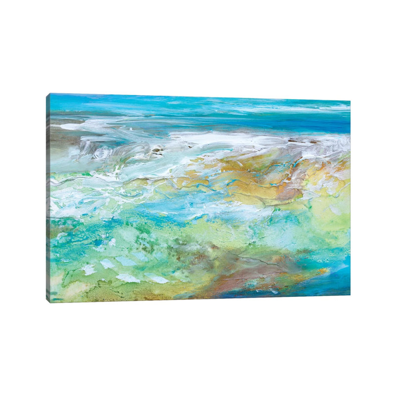 Tide Pool by Sheila Finch - Wrapped Canvas Painting, 20.32 cm H x 30.48 cm W