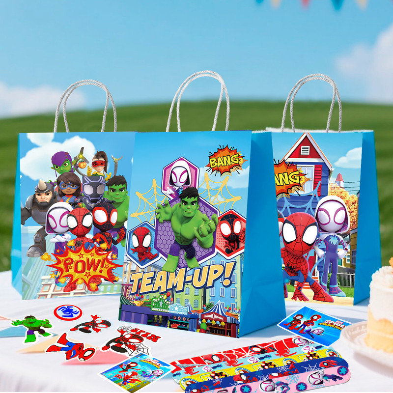 Ensemble de décorations de fête d'anniversaire Spidey and Friends, 110 pièces Spidey and Friends