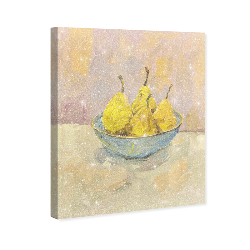 Guava Sunshine Bounty Canvas Food & Beverages Print by Oliver Gal, Black Frame, 16 x 20, 20"H x 16"W, Canvas Unframed
