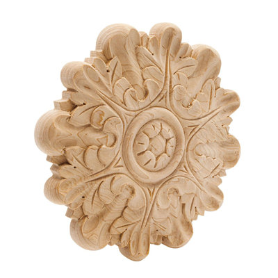 Décoration décorative en résine 6 po x 6 po beige