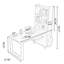 Bureau rectangulaire brun en bois massif-917017953-917017950