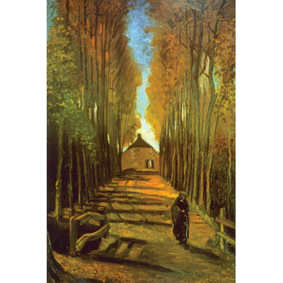 " Autumn Tree Lane " by Vincent Van Gogh