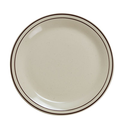  Brown Speckled 11" Dinner Plate