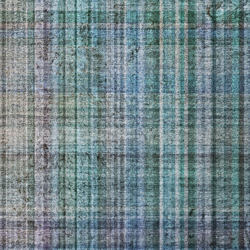 Tapis à carreaux de qualité supérieure lavable à la machine Dream Shag ADS541, Teal, 9' x 12'