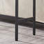 Ensemble de table de bar avec 2 tabourets de bar en polyuréthane avec dossier, l 43,31 po x l 15,75 po x H 35,43 po-1216704816-1216704817-1216704822
