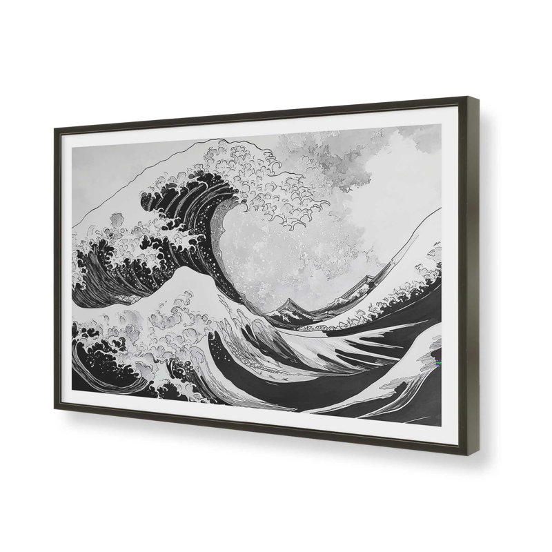 «Blackwater Rise», reproduction sur papier mat d'archives, H 17 po x l 13 po, Impression encadrée sans passe-partout