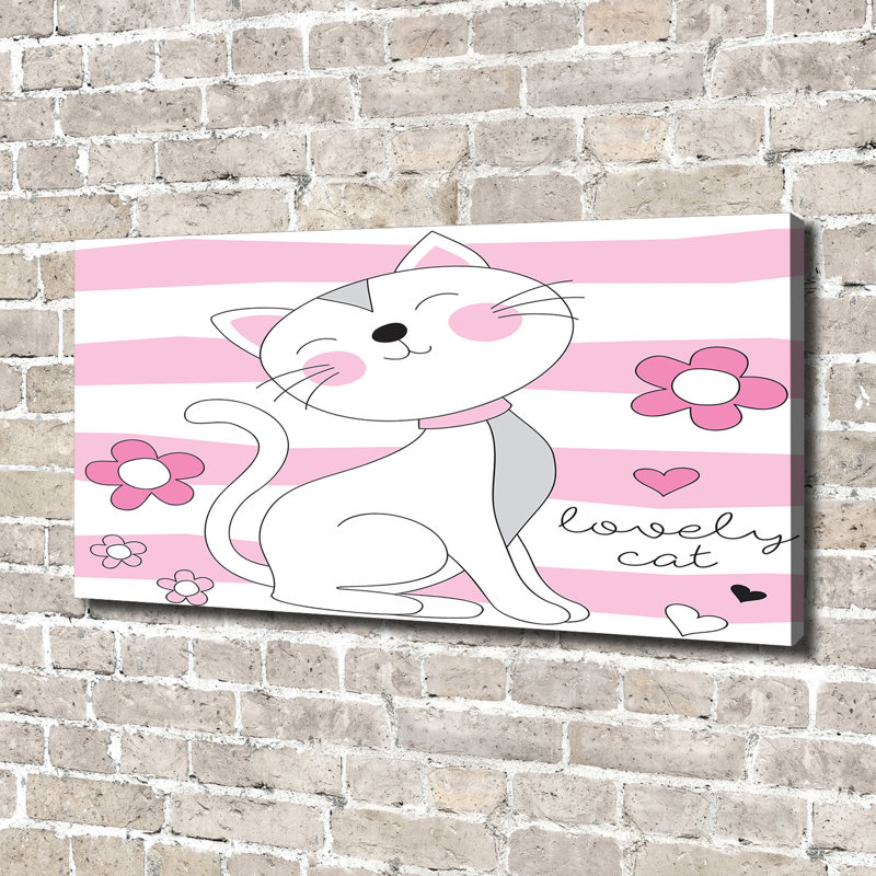 White Cat - Wrapped Canvas Print