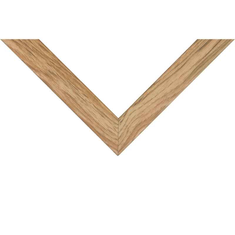 Cadre photo Craig Frames 8x9 pouces, bois de canari, style Bauhaus 125, moulure en MDF de 1,25 pouce, finition texturée, vitre et système d'accrochage inclus.