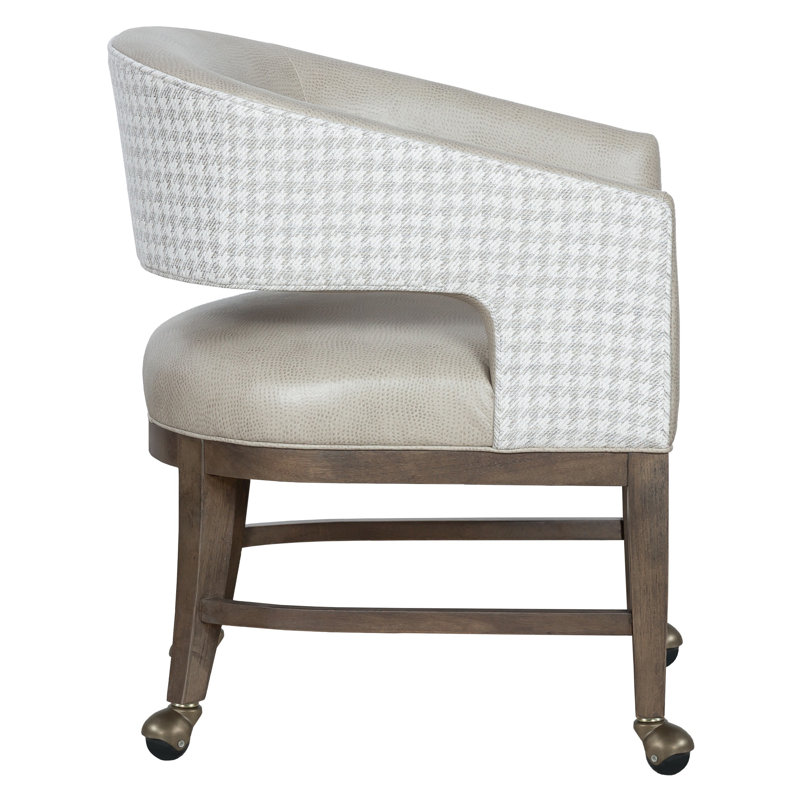 Cleo Leather Grande Arm Chair, 1115 Saddle Genuine Leather, Tobacco