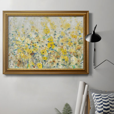 «Cheerful Garden II», peinture sur toile encadrée