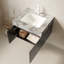 Meuble-lavabo flottant et lavabo, rangement de salle de bain moderne en contreplaqué 24 po
