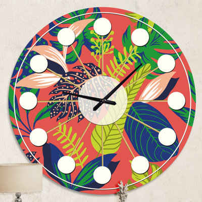 Horloge murale rétro Mid-Century