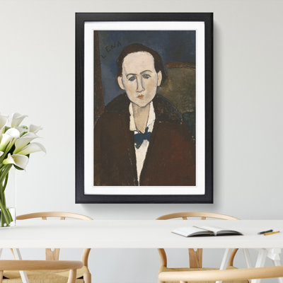 Elena Povolozky by Amedeo Modigliani - Picture Frame Painting