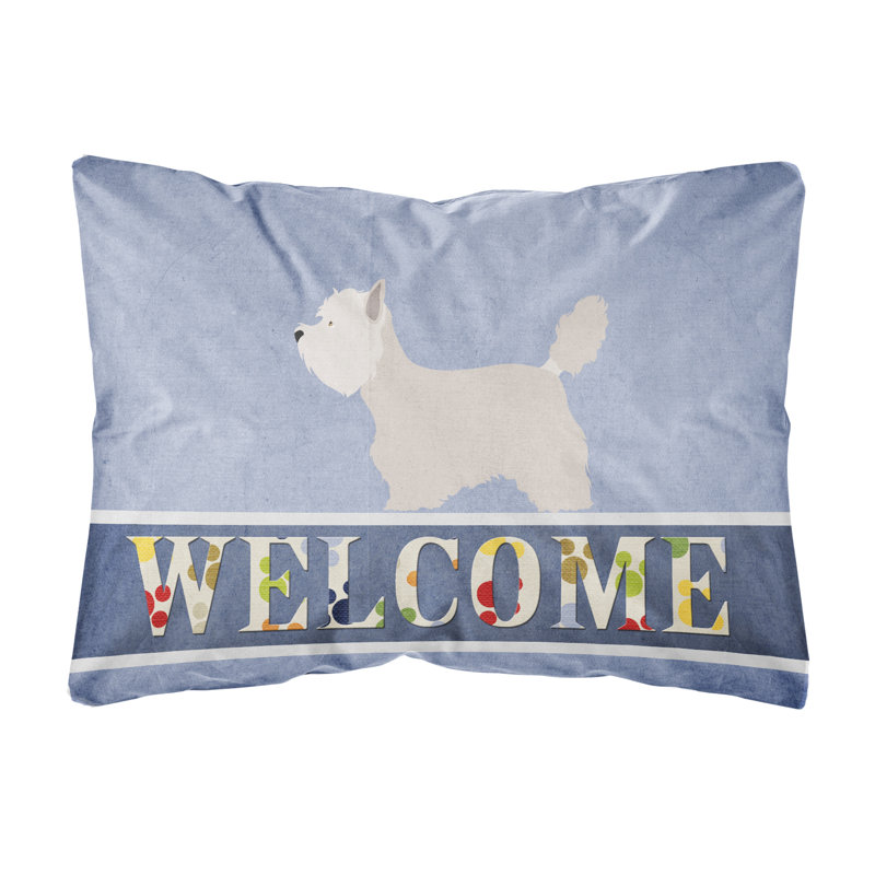  Coussin décoratif intérieur / extérieur Westie Welcome