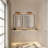 Metal Framed Rectangular Bathrrom Mirror For Wall.-953276603-953276598