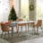 Corrigan Studio® 4 PCS Faux Leather Dining Chairs-1500554351