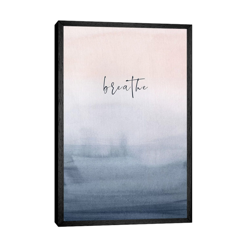 Breathe Doorways by Stephanie Ryan - Painting on Canvas, 66.04 cm H x 45.72 cm W, Black Framed