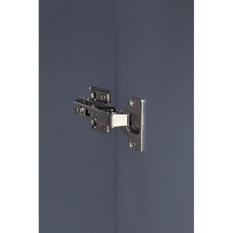 Highbury 2 Door Double Wardrobe, Dark Grey