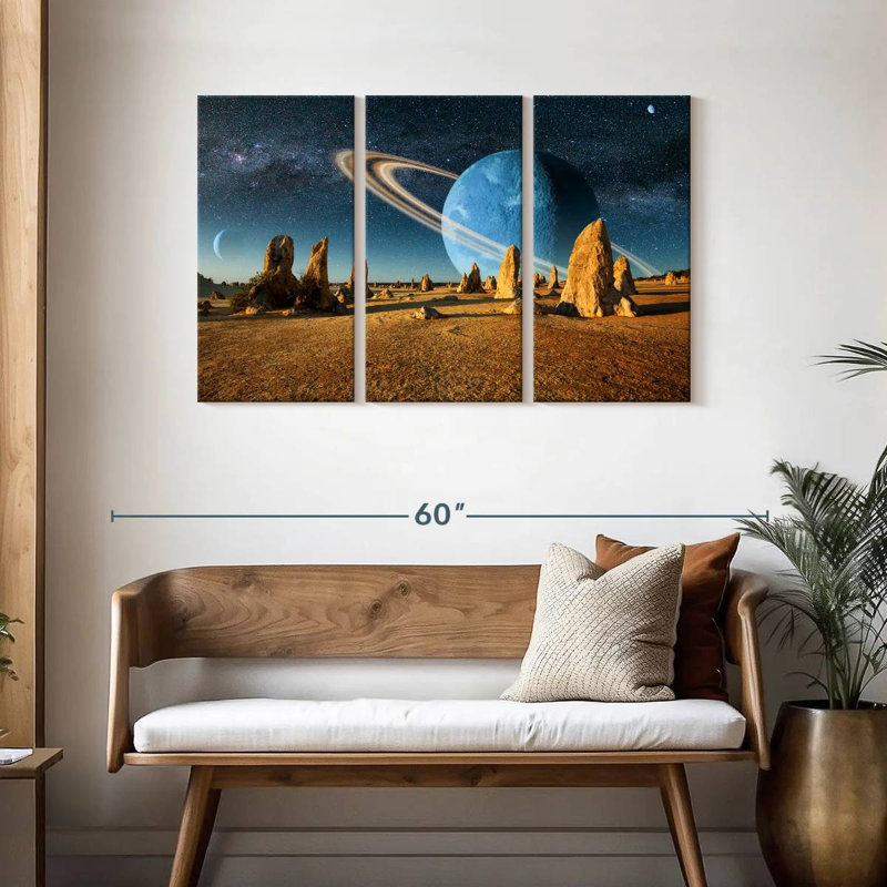 Oberle Barren Alien Planet, 28" H x 45" W