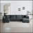 U Shaped Sectional Sofa with Reversible Chaise